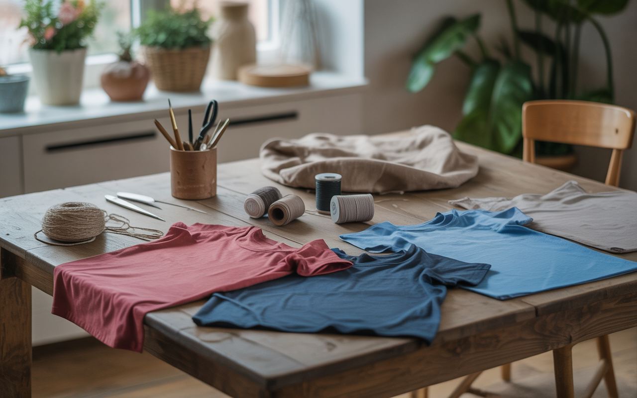 que faire d un vieux t shirt abime body 1